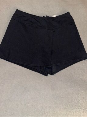 Vintage Body Wrappers Black Skort